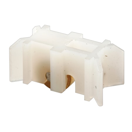 Prime-Line 1/2 in. Brass Wheel Sliding Window Roller Assembly, PK2 G 3166